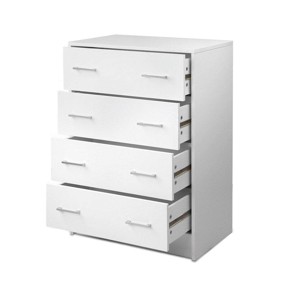Marlook 4 Chest of Drawers - ANDES White