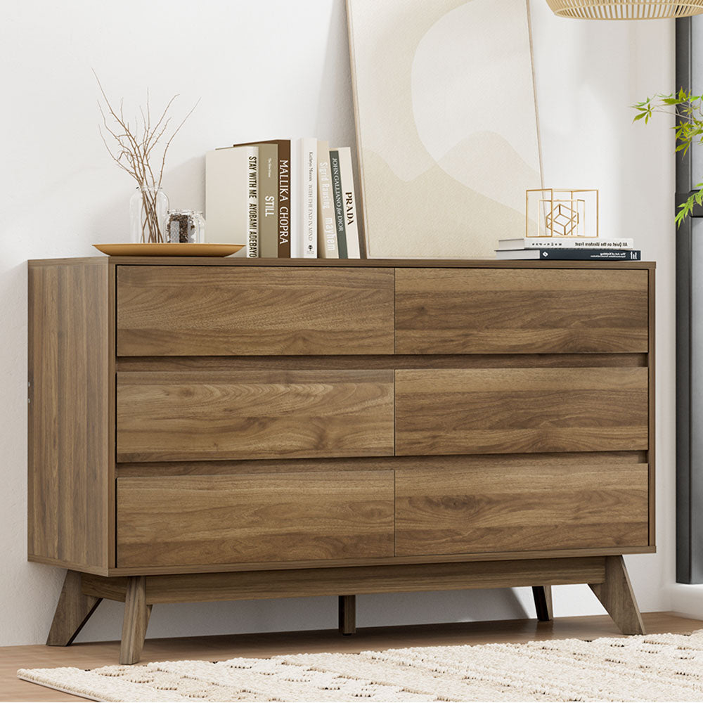 Marlook 6 Chest of Drawers - XAVI Walnut