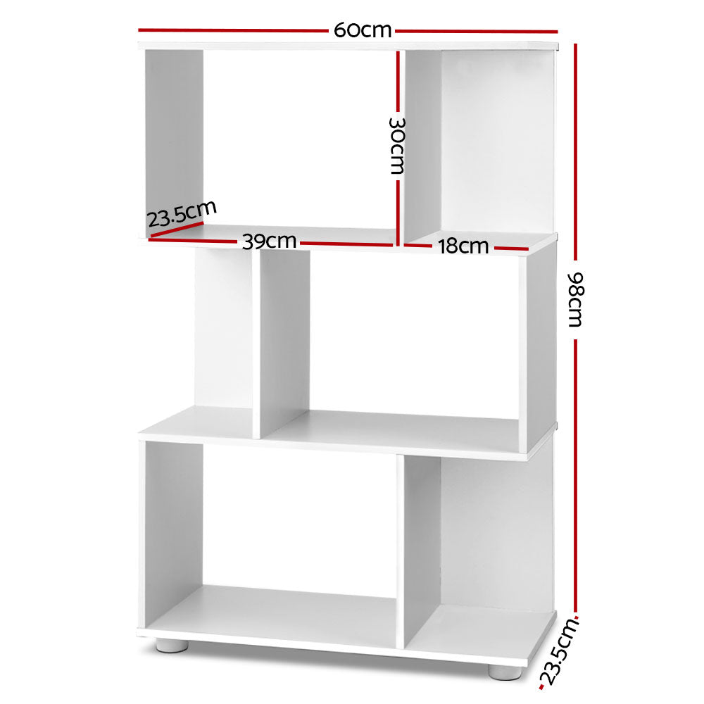 Marlook Bookshelf 3 Tiers - NINA White