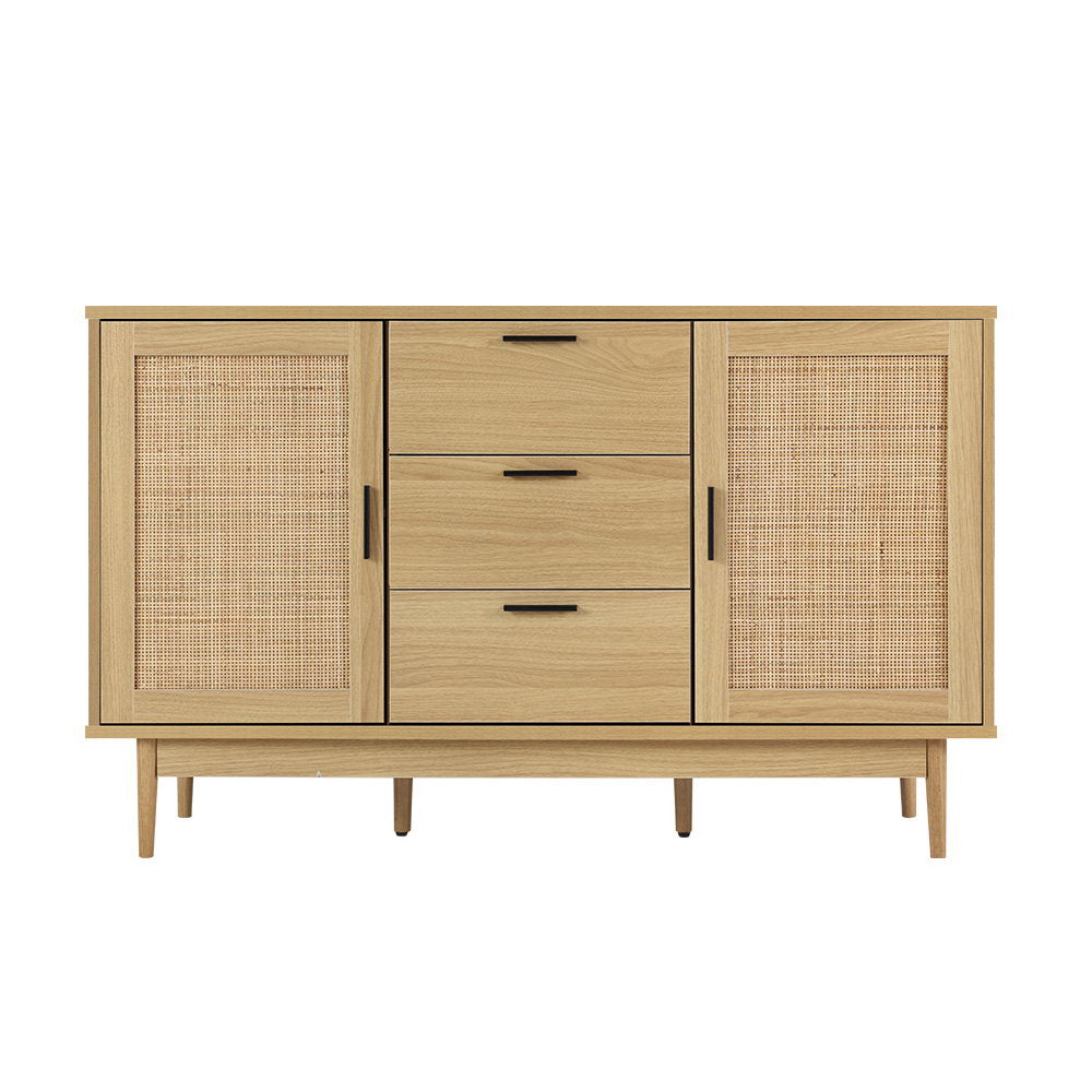 Marlook Rattan Buffet Sideboard - BRIONY Oak