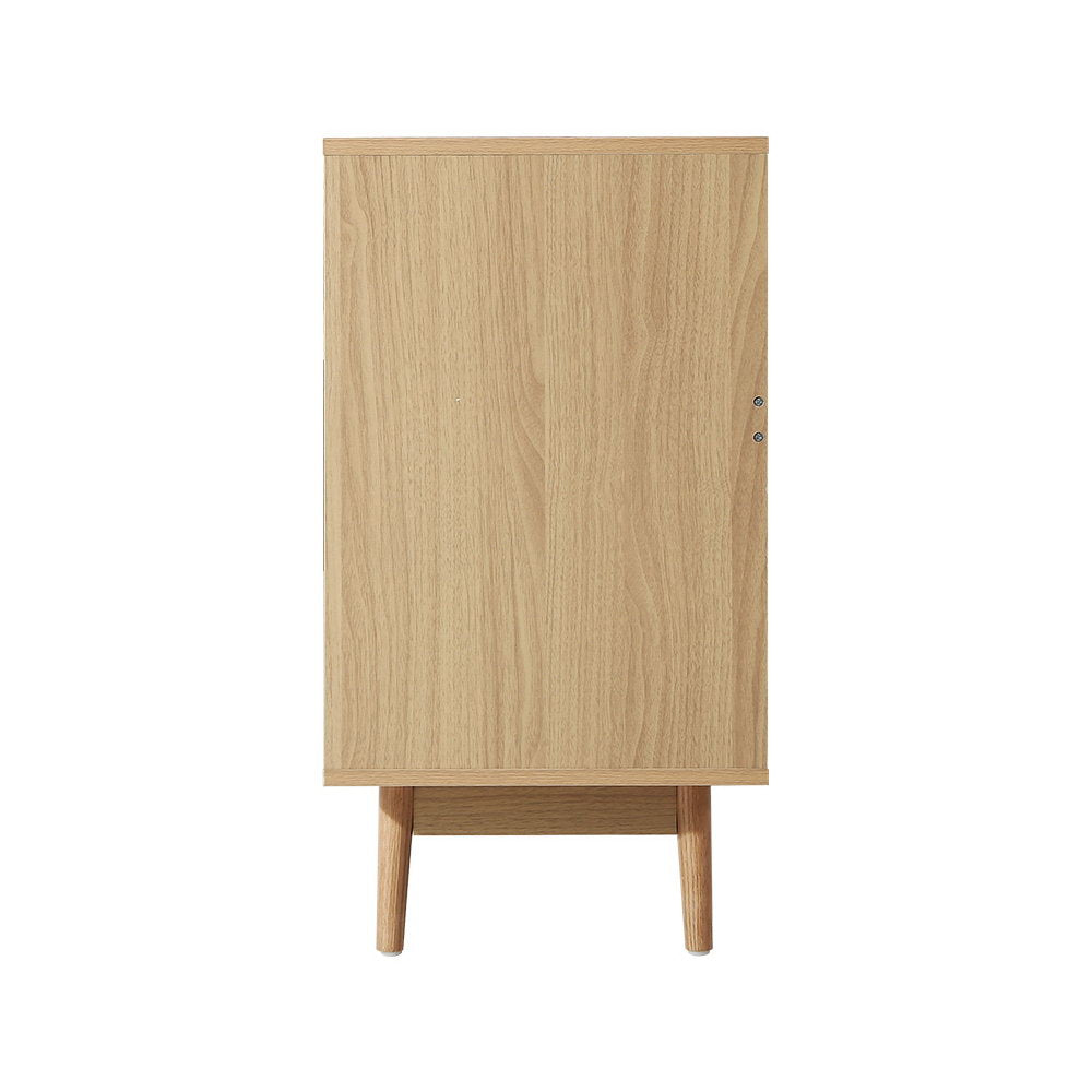 Marlook Rattan Buffet Sideboard - BRIONY Oak