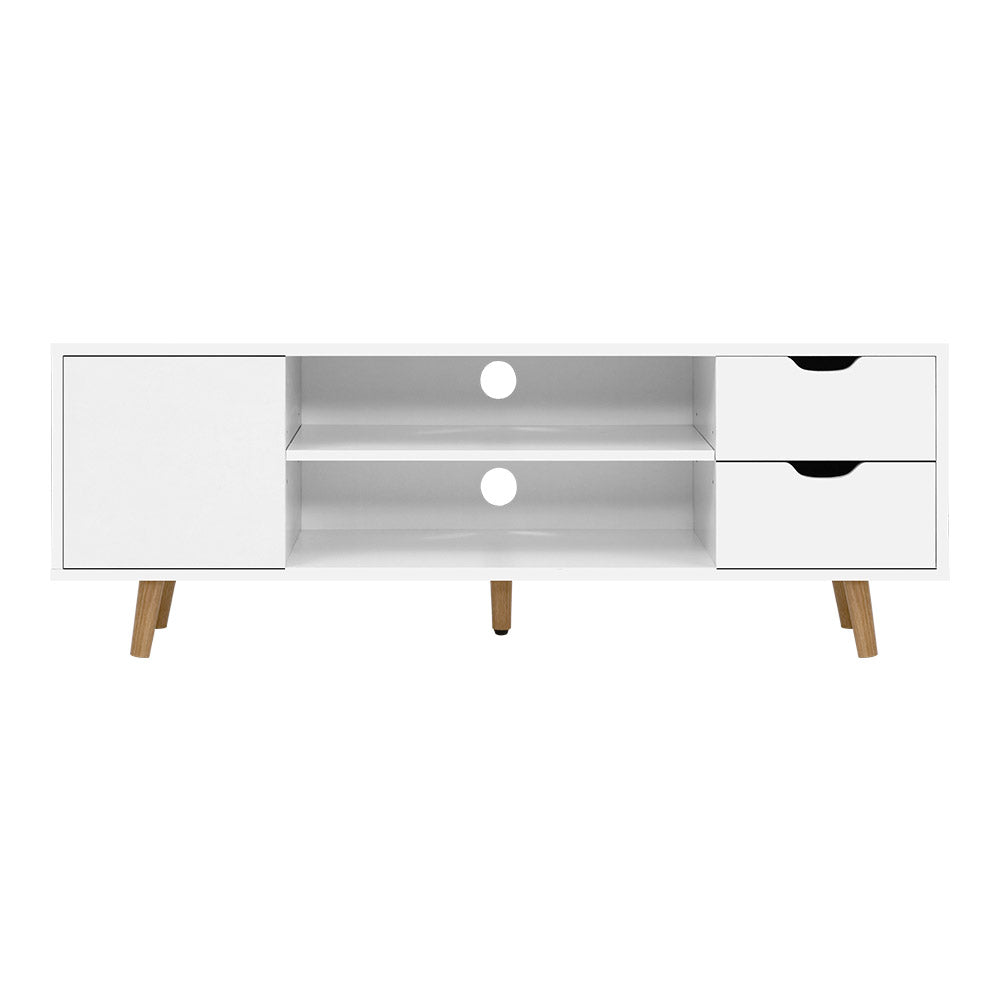 Marlook TV Cabinet Entertainment Unit 120cm White Larin