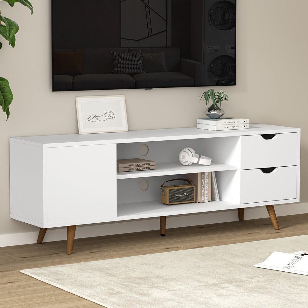 Marlook TV Cabinet Entertainment Unit 120cm White Larin