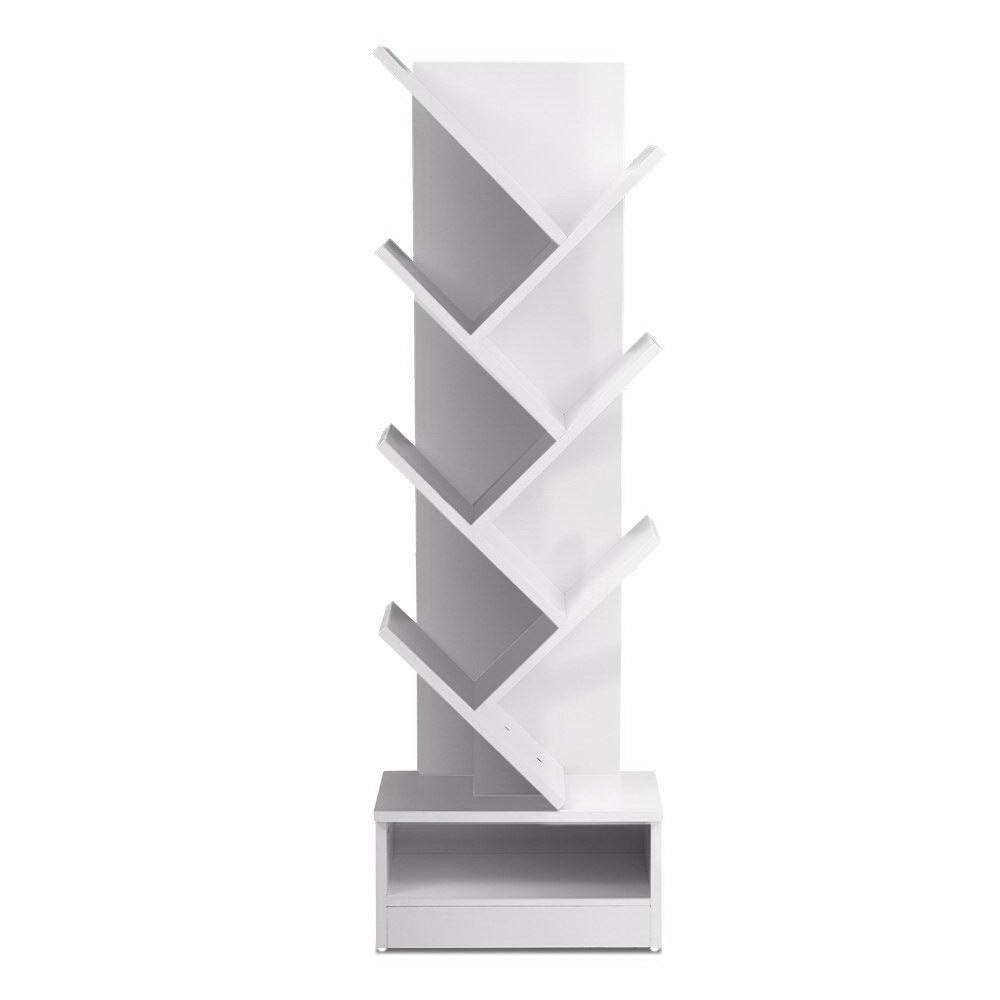 Marlook Tree Bookshelf 7 Tiers - ECHO White