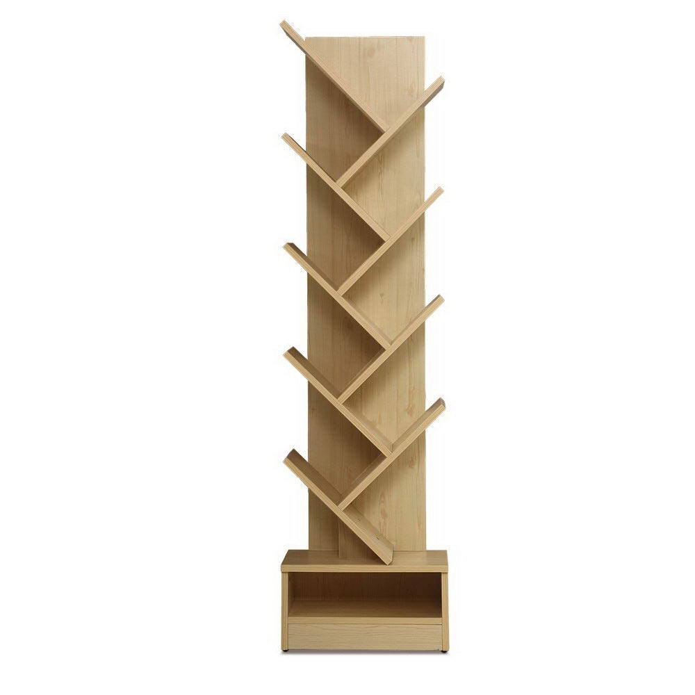Marlook Tree Bookshelf 9 Tiers - ECHO Oak