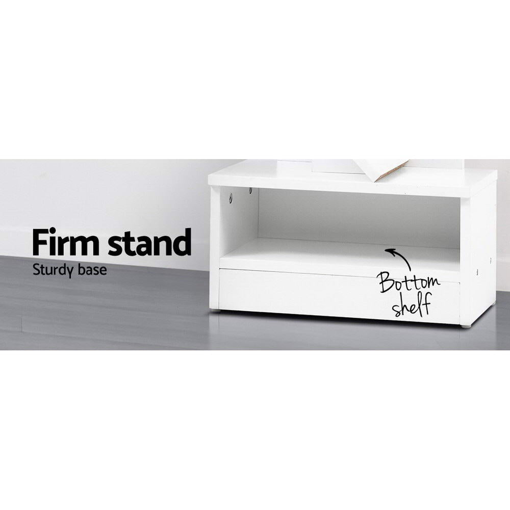 Marlook Tree Bookshelf 9 Tiers - ECHO White