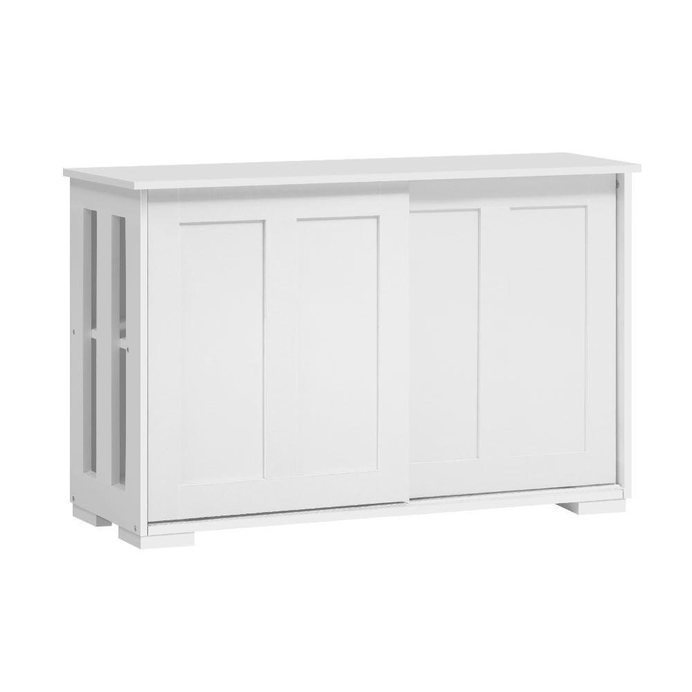 Marlook Buffet Sideboard Sliding Doors - SERA White