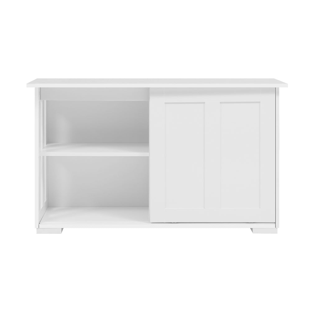Marlook Buffet Sideboard Sliding Doors - SERA White