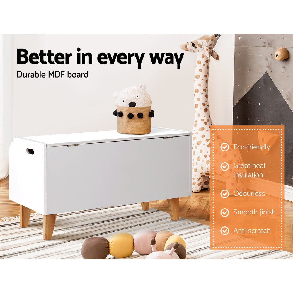 Marlook Kids Toy Box Chest Bookshelf Storage Children Bookcase Organiser Display