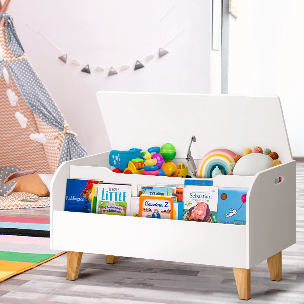 Marlook Kids Toy Box Chest Bookshelf Storage Children Bookcase Organiser Display