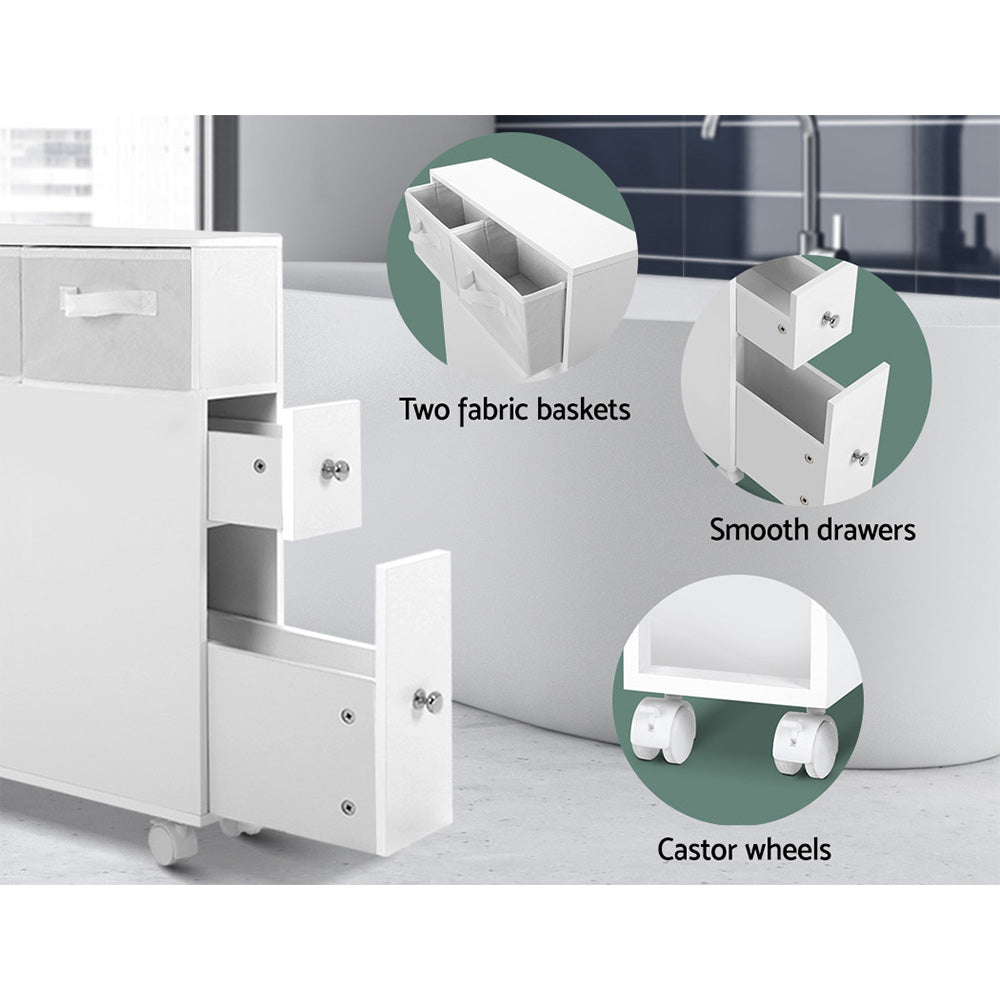 Marlook Bathroom Cabinet Storage Toilet Organiser