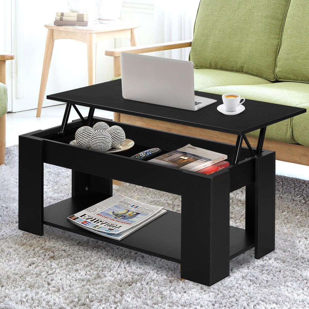 Marlook Coffee Table Lift-top Coffee Table Black