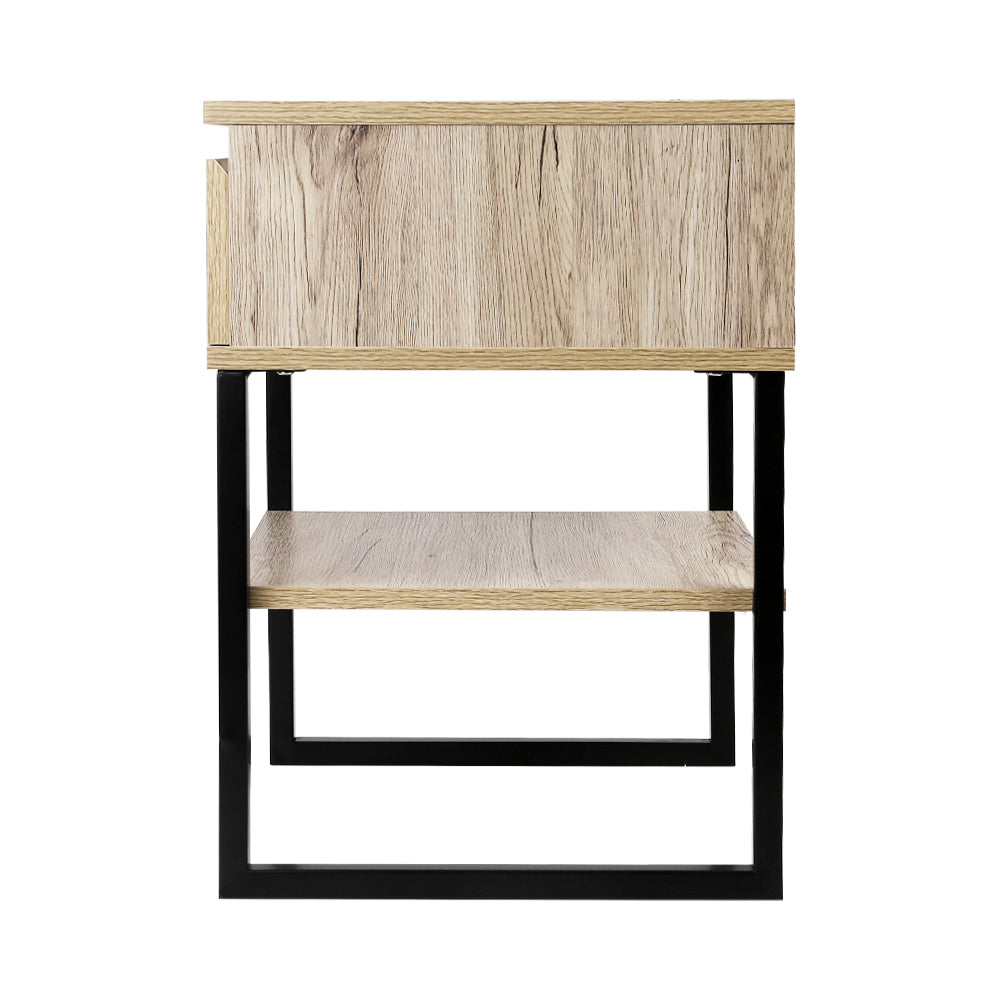 Marlook Bedside Table 1 Drawers with Shelf - CASEY