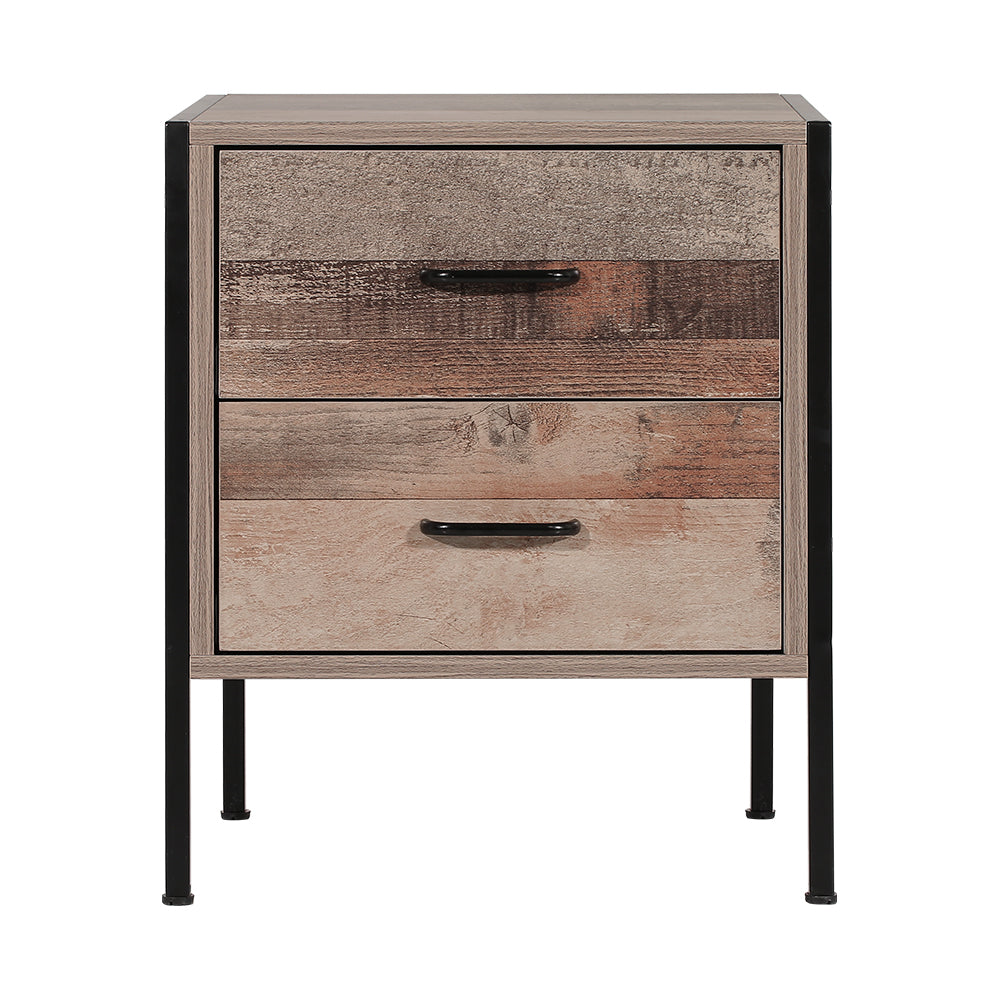 Marlook Bedside Table 2 Drawers - BARNLY