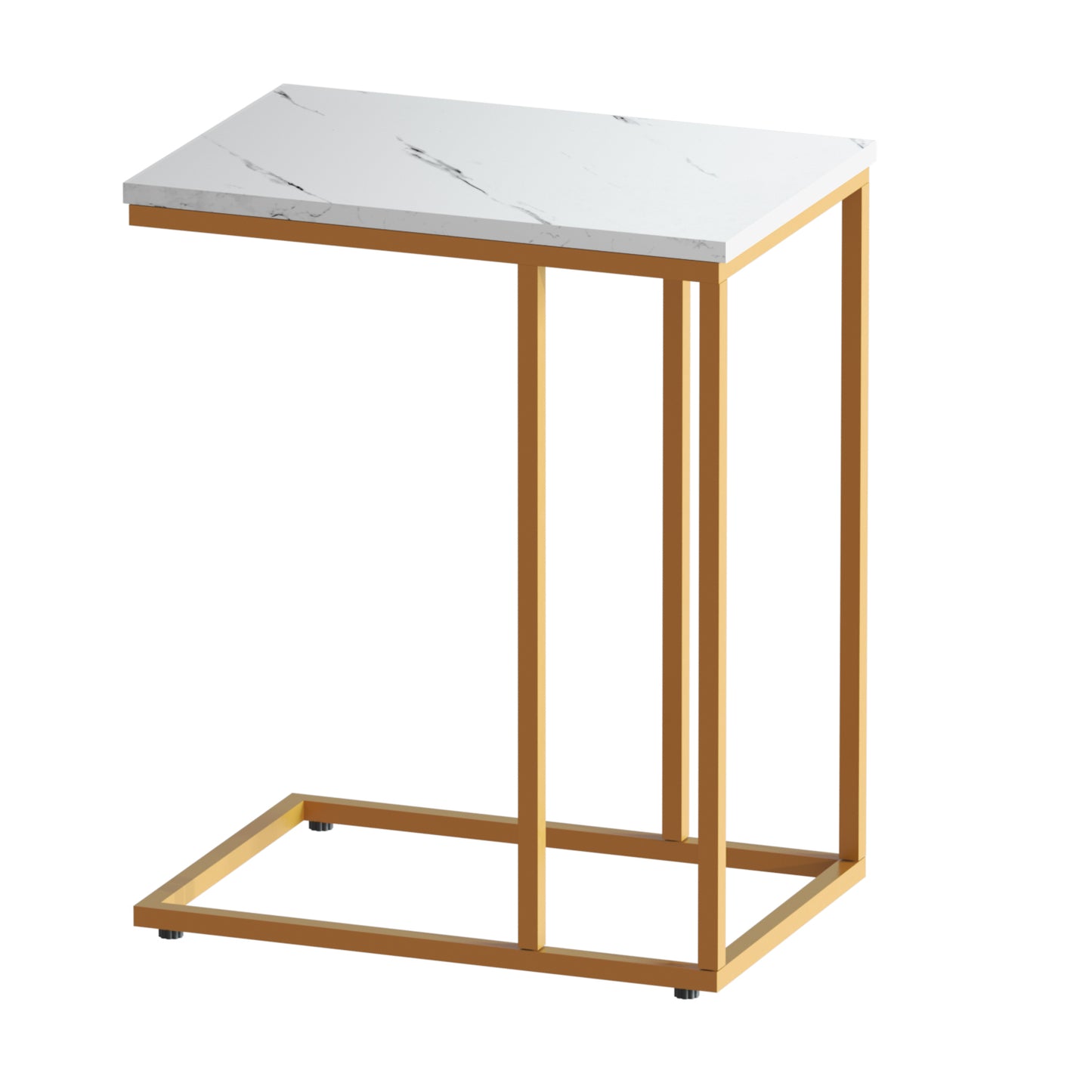Marlook Coffee Table Side Table Marble Effect Emma
