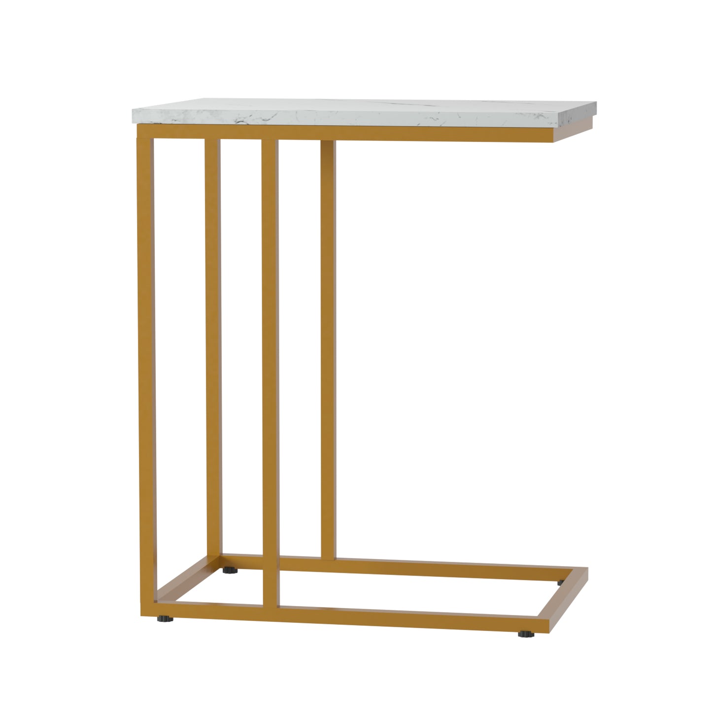 Marlook Coffee Table Side Table Marble Effect Emma