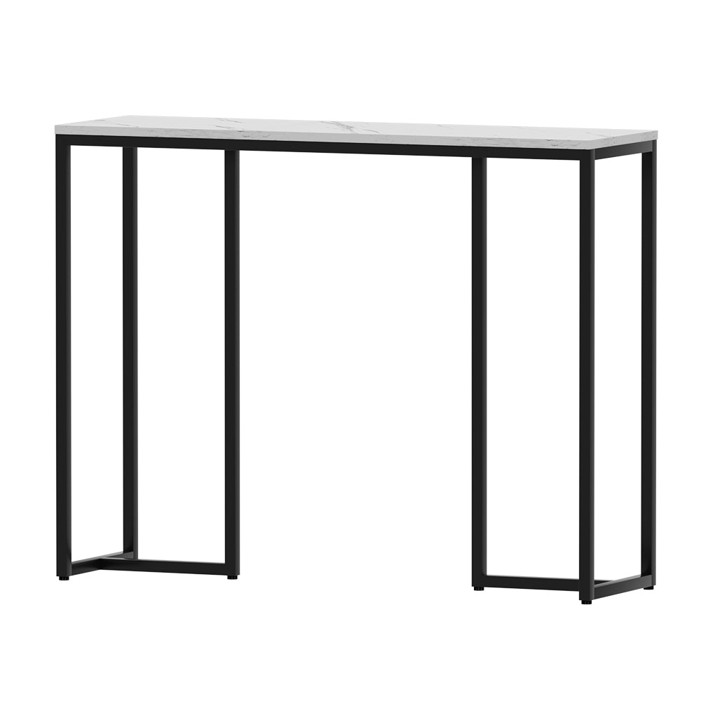 Marlook Console Table Marble Effect Frenisha