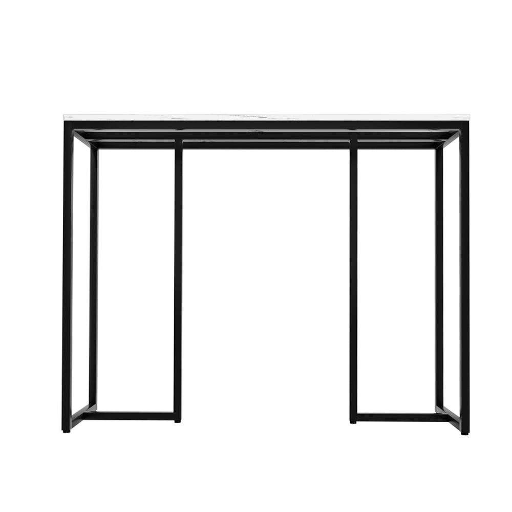 Marlook Console Table Marble Effect Frenisha