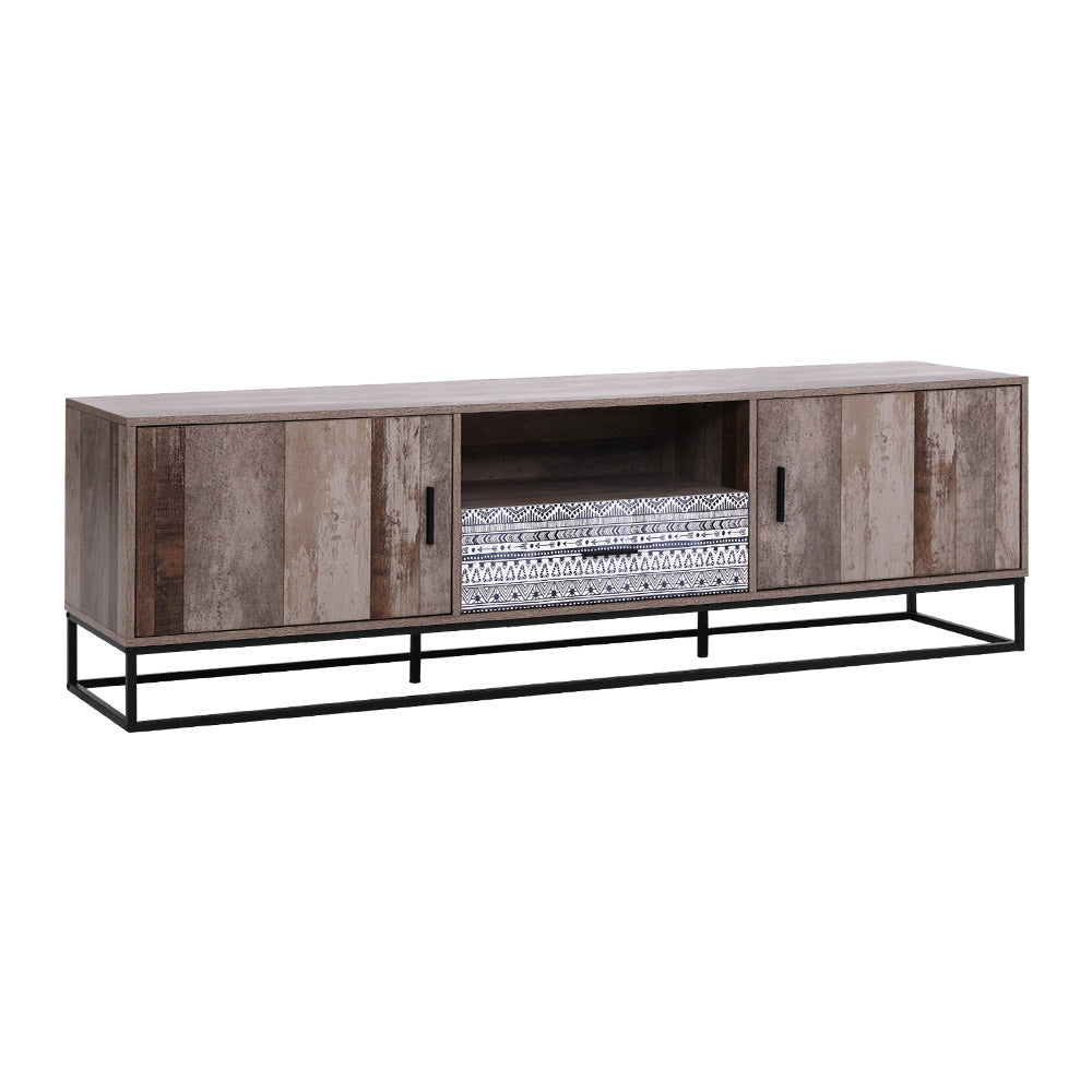 Marlook TV Cabinet Entertainment Unit 180cm Industrial