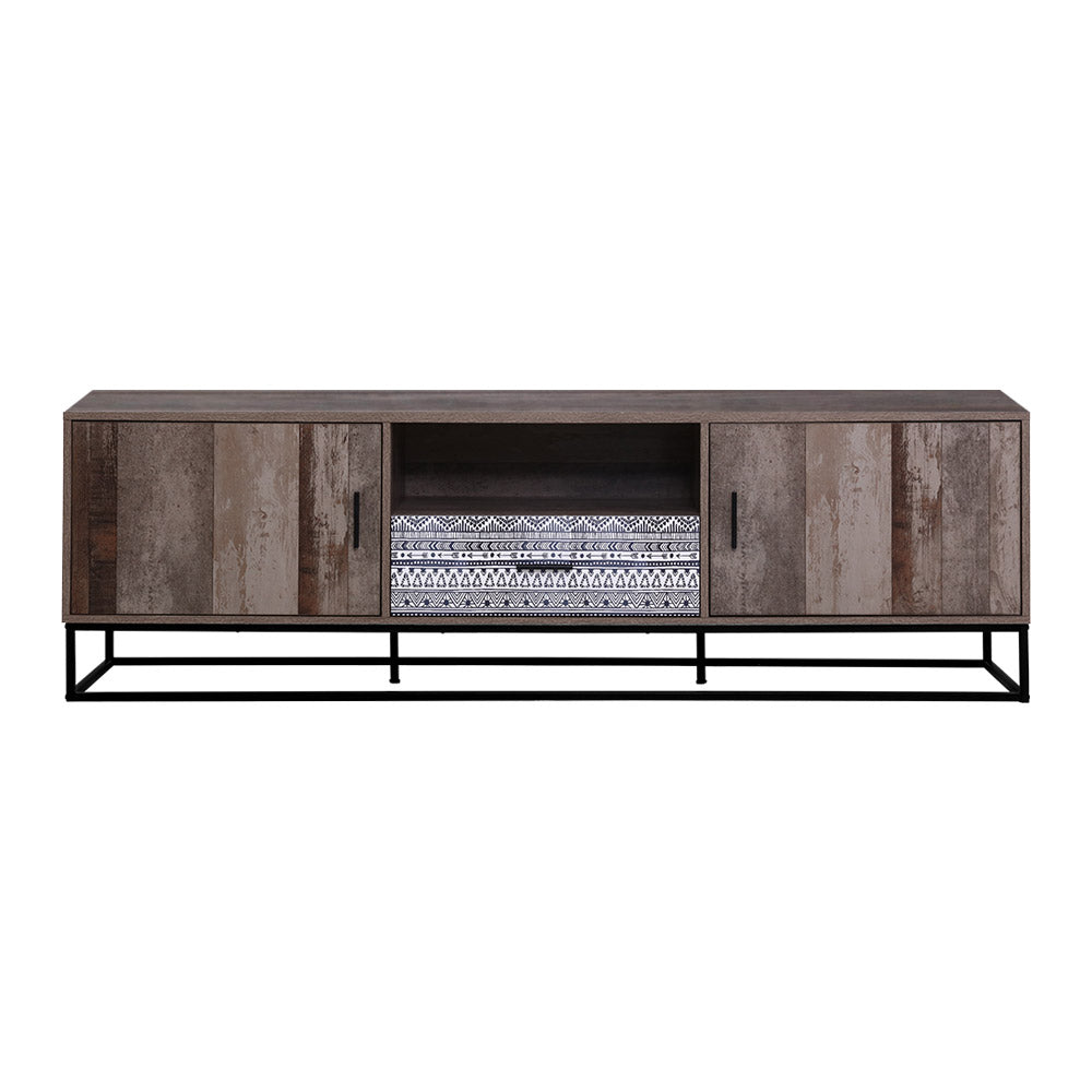 Marlook TV Cabinet Entertainment Unit 180cm Industrial