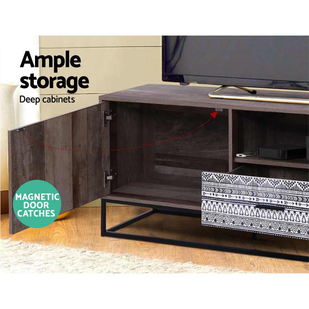 Marlook TV Cabinet Entertainment Unit 180cm Industrial