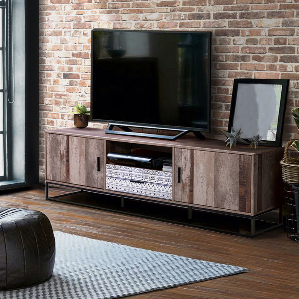 Marlook TV Cabinet Entertainment Unit 180cm Industrial