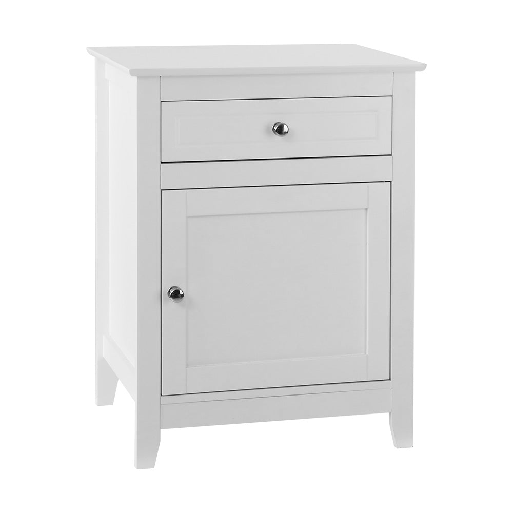 Marlook Bedside Tables Side Table Drawers Nightstand White