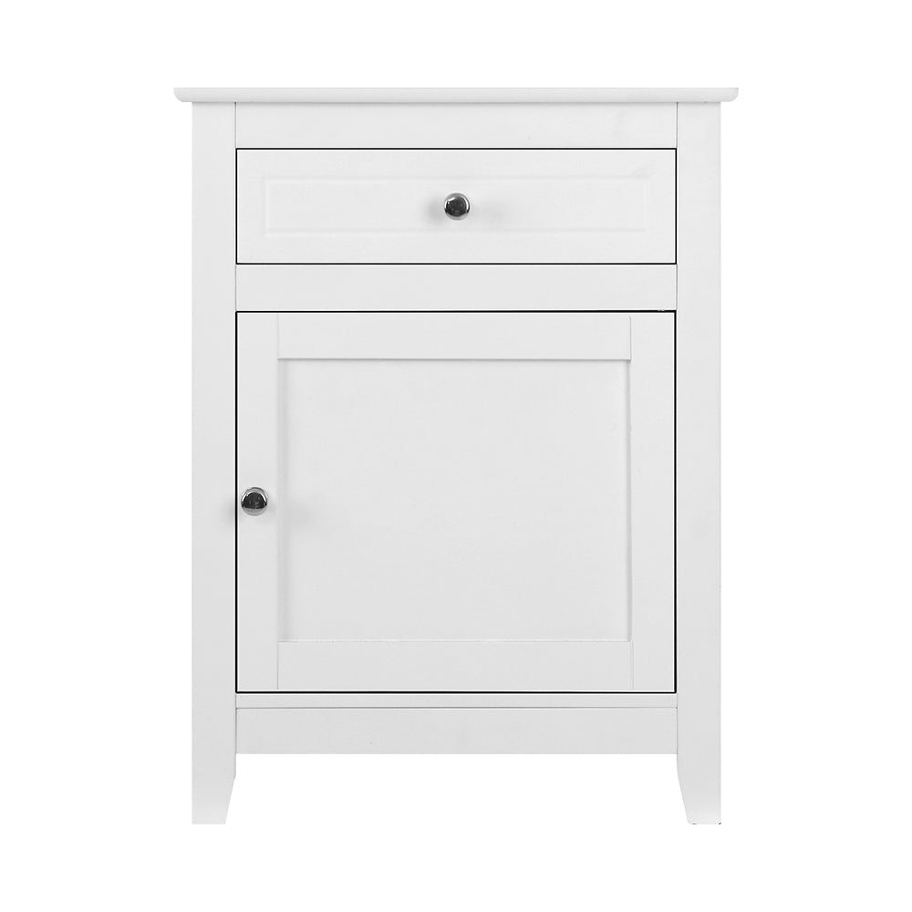 Marlook Bedside Tables Side Table Drawers Nightstand White