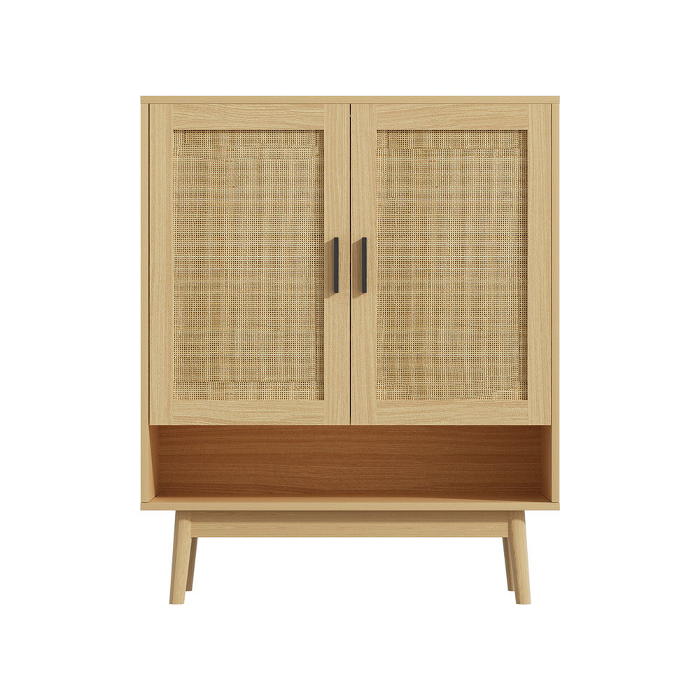 Marlook Shoe Rack Cabinet Rattan 5-tier 20 Pairs Dani