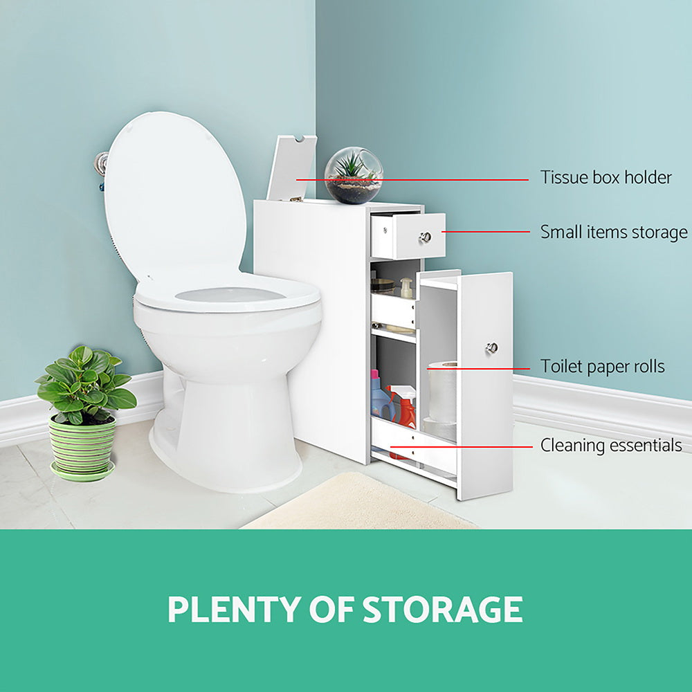 Marlook Bathroom Storage Cabinet Tissue Holder