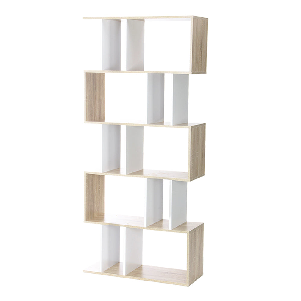 Marlook Bookshelf 5 Tiers - RITA White and Oak
