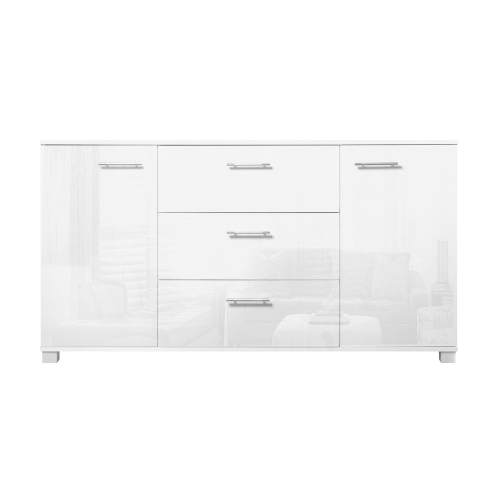 Marlook Buffet Sideboard High Gloss - White