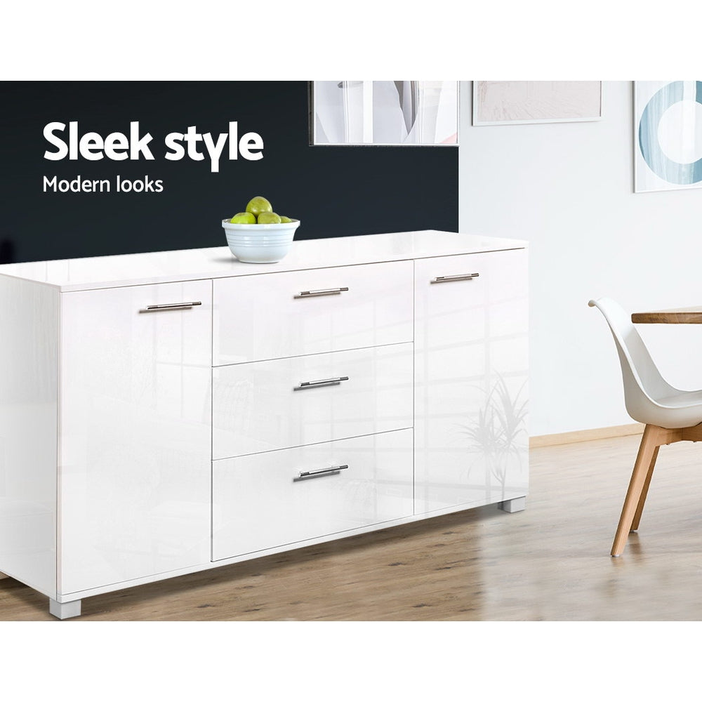 Marlook Buffet Sideboard High Gloss - White