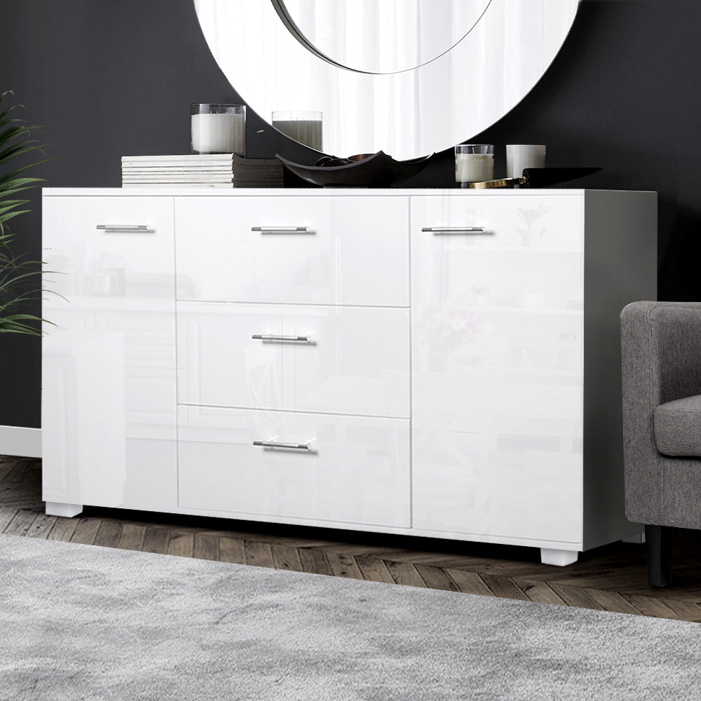 Marlook Buffet Sideboard High Gloss - White