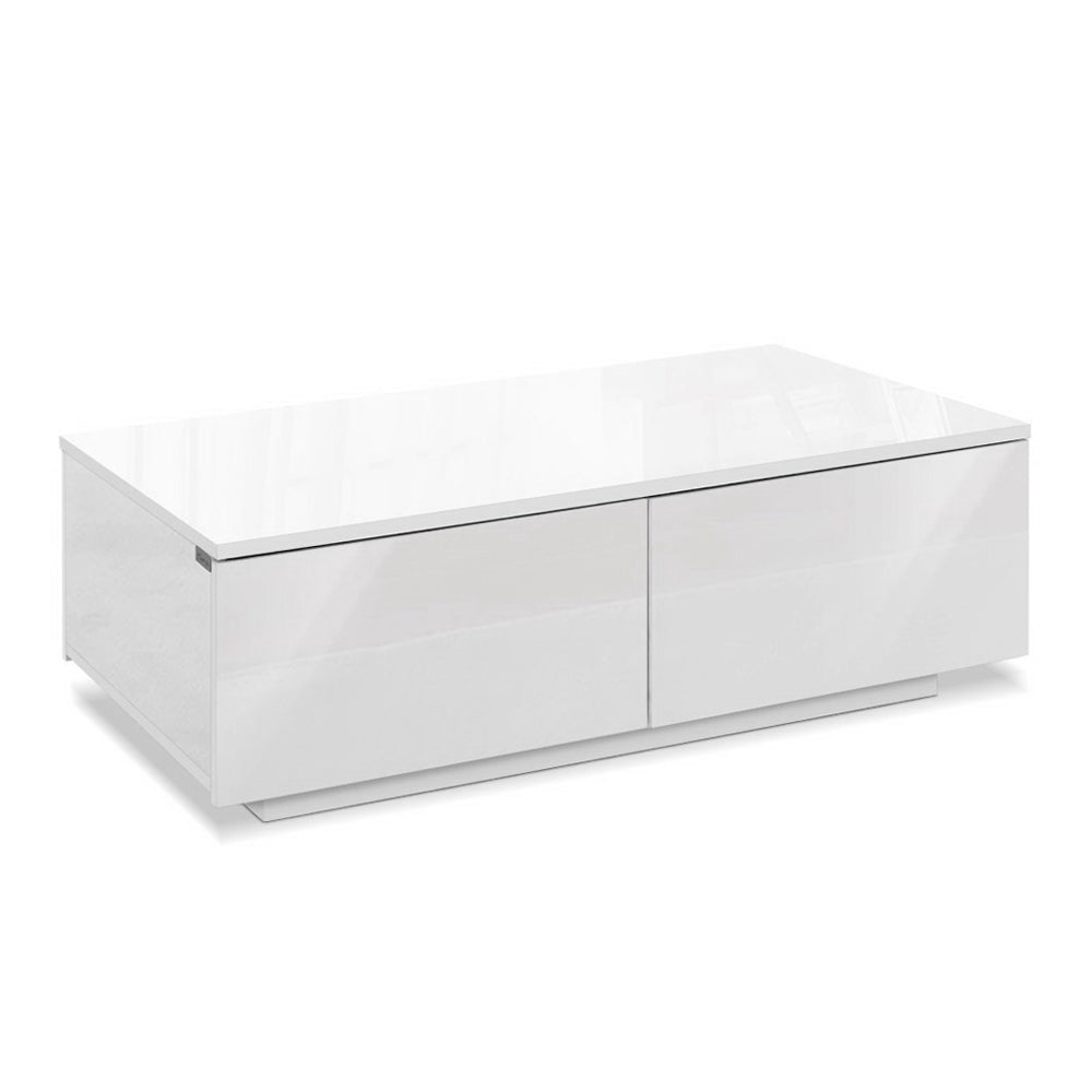 Marlook Coffee Table 4 Drawers White Trevi
