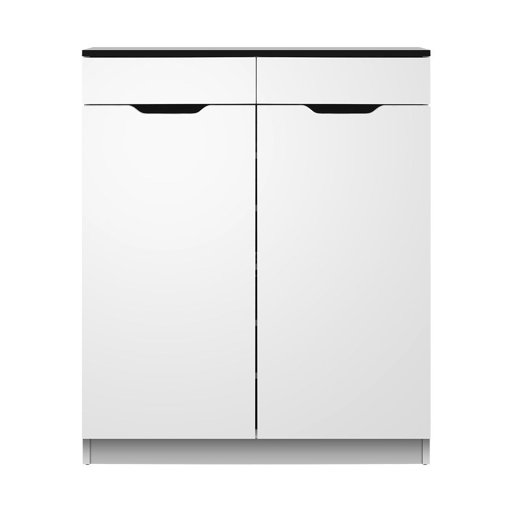 Marlook Shoe Rack Cabinet 30 Pairs White Eve