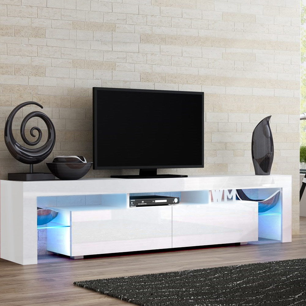 Marlook Entertainment Unit TV Cabinet LED 189cm White Elo