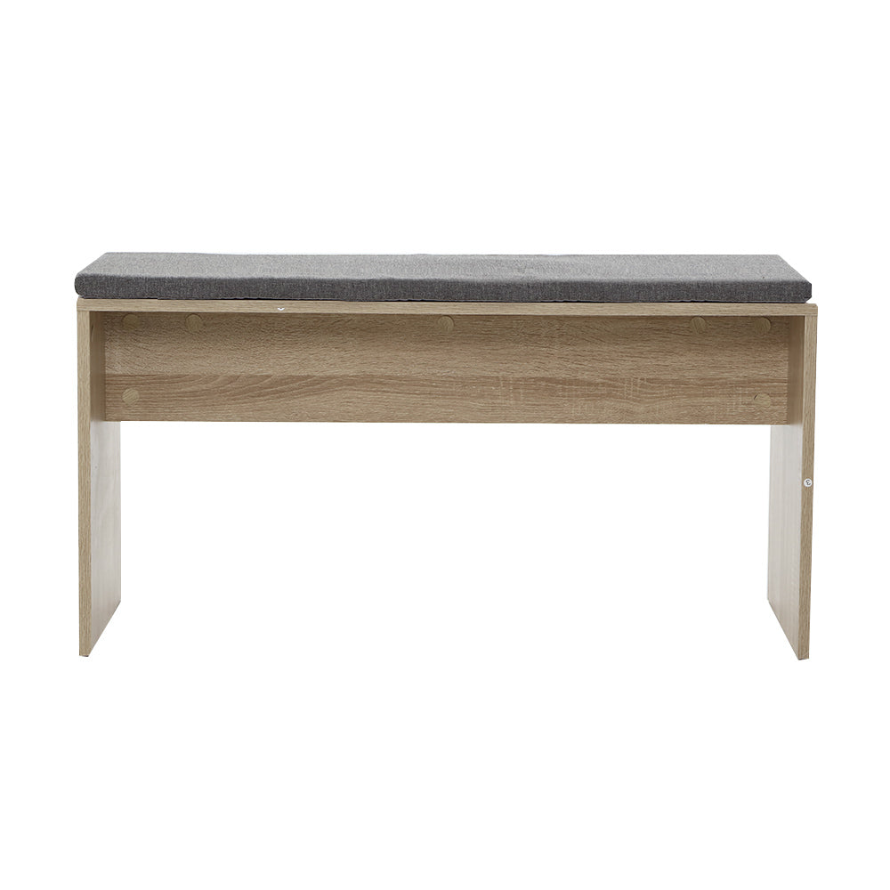 Marlook Dining Bench Upholstery Seat Wooden Chair Oak 90cm