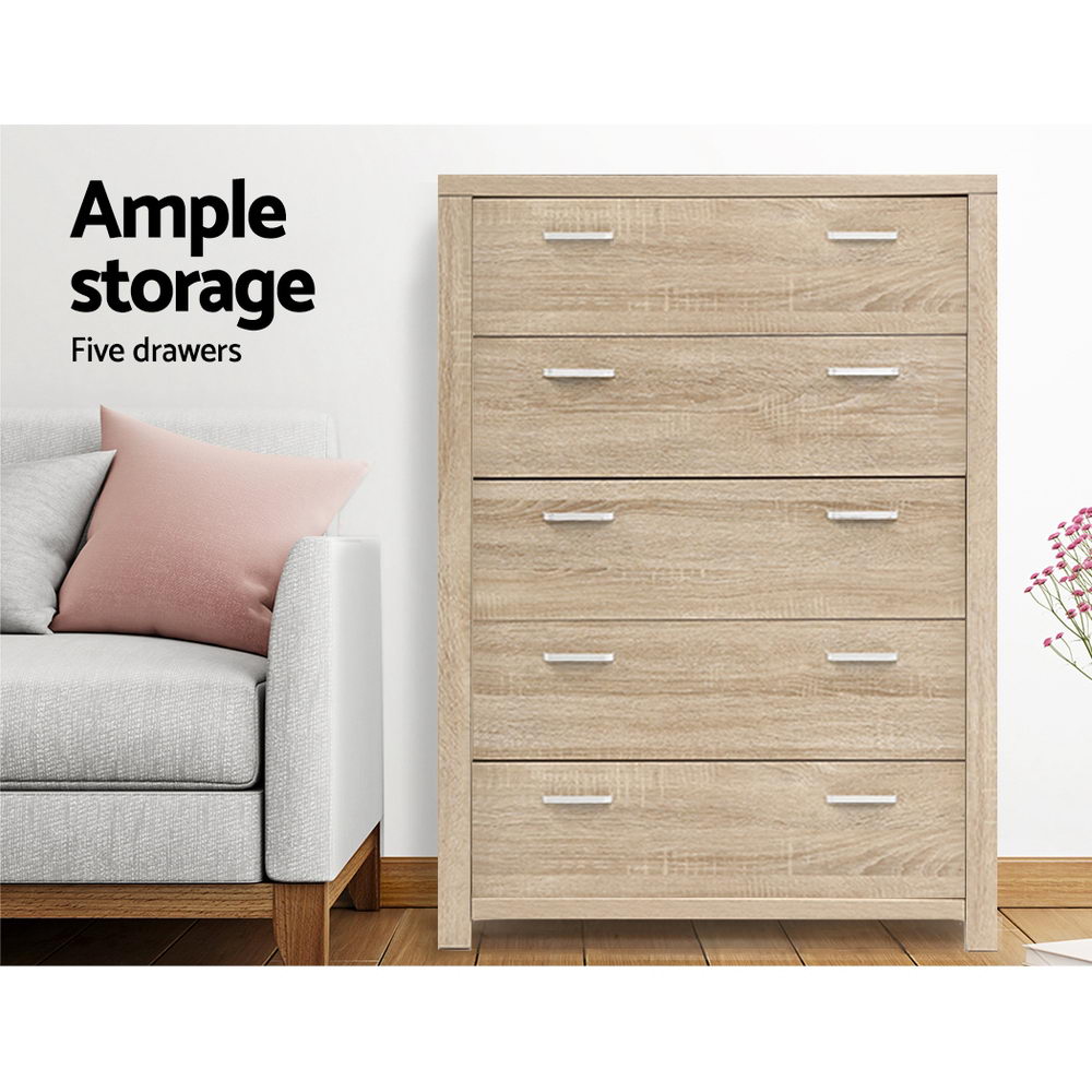 Marlook 5 Chest of Drawers - MAXI Pine