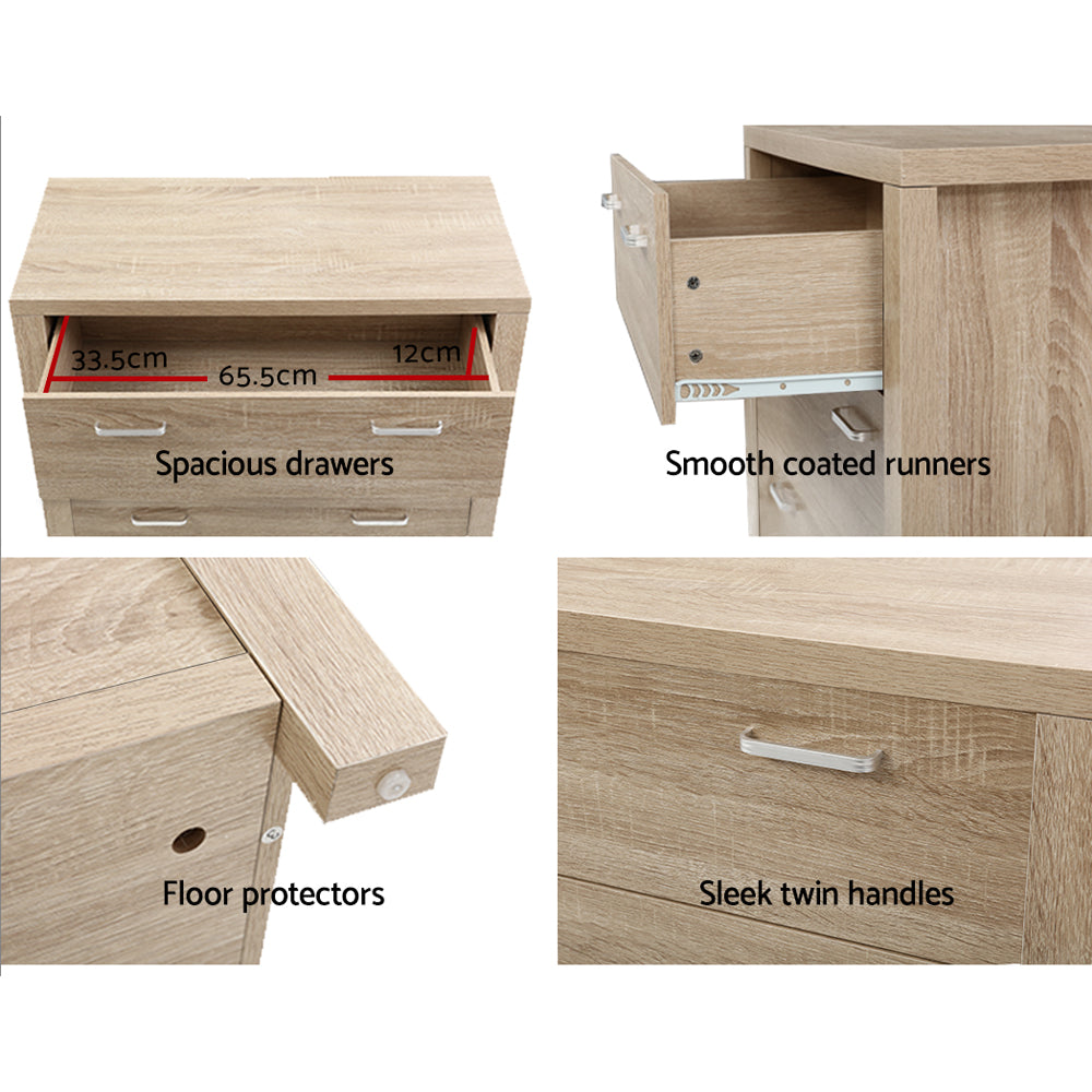 Marlook 5 Chest of Drawers - MAXI Pine
