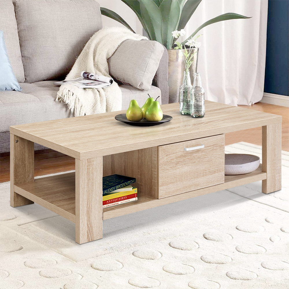 Marlook Coffee Table 1 Drawer Oak Maxi
