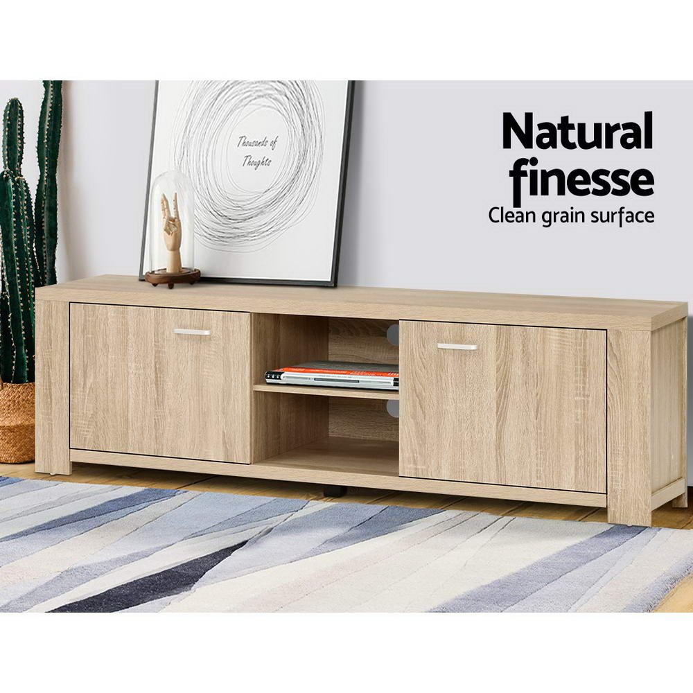 Marlook TV Cabinet Entertainment Unit 160cm Oak Maxi