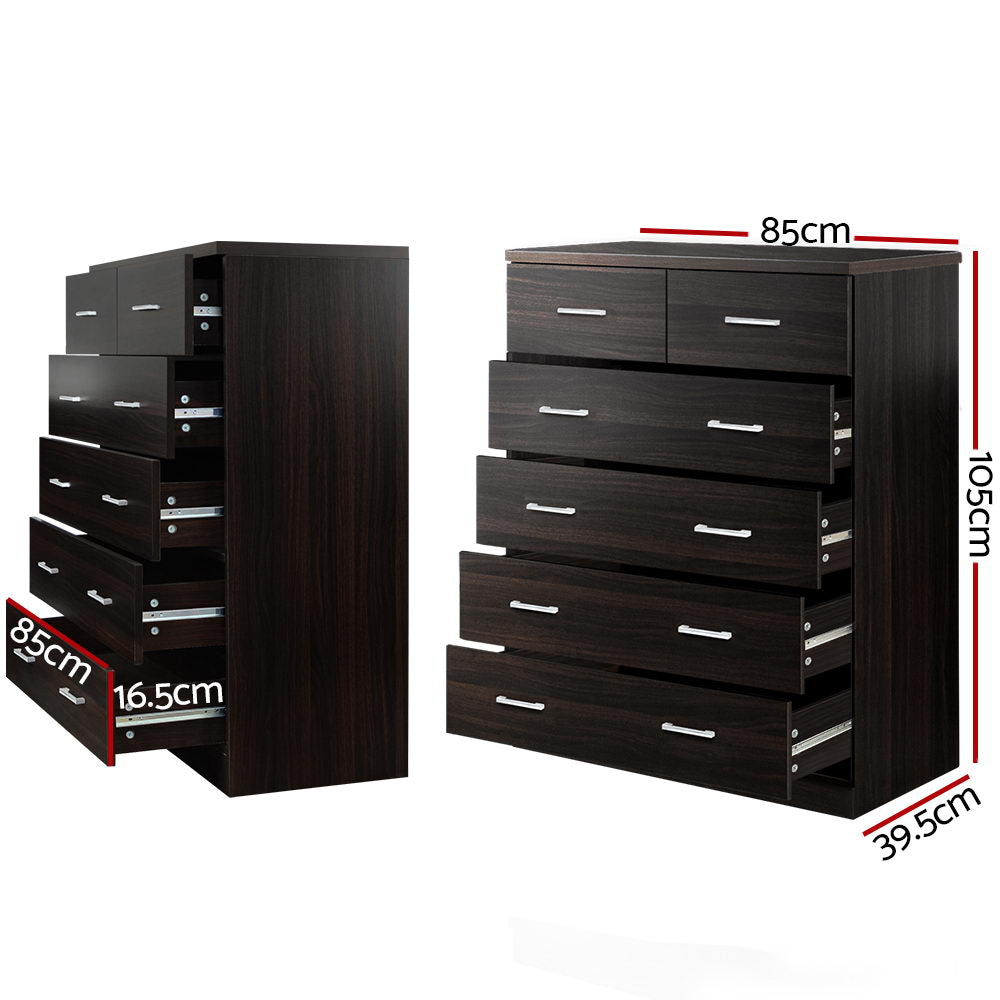 Marlook 6 Chest of Drawers - ANDES Walnut