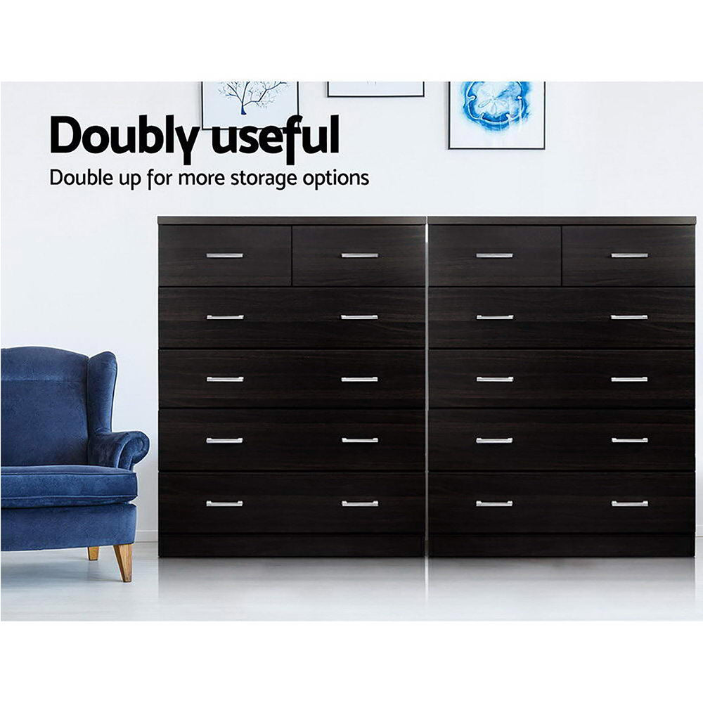 Marlook 6 Chest of Drawers - ANDES Walnut