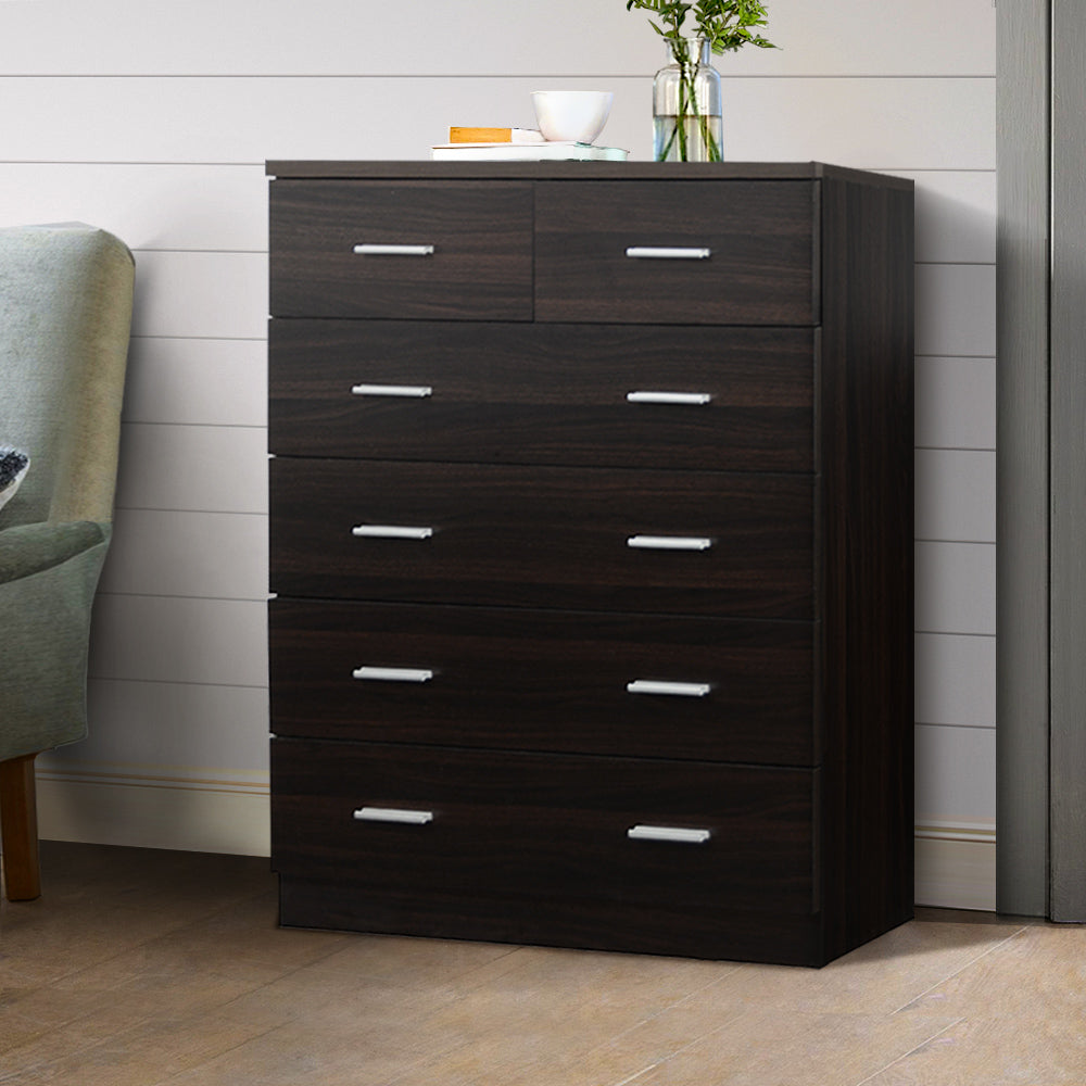 Marlook 6 Chest of Drawers - ANDES Walnut