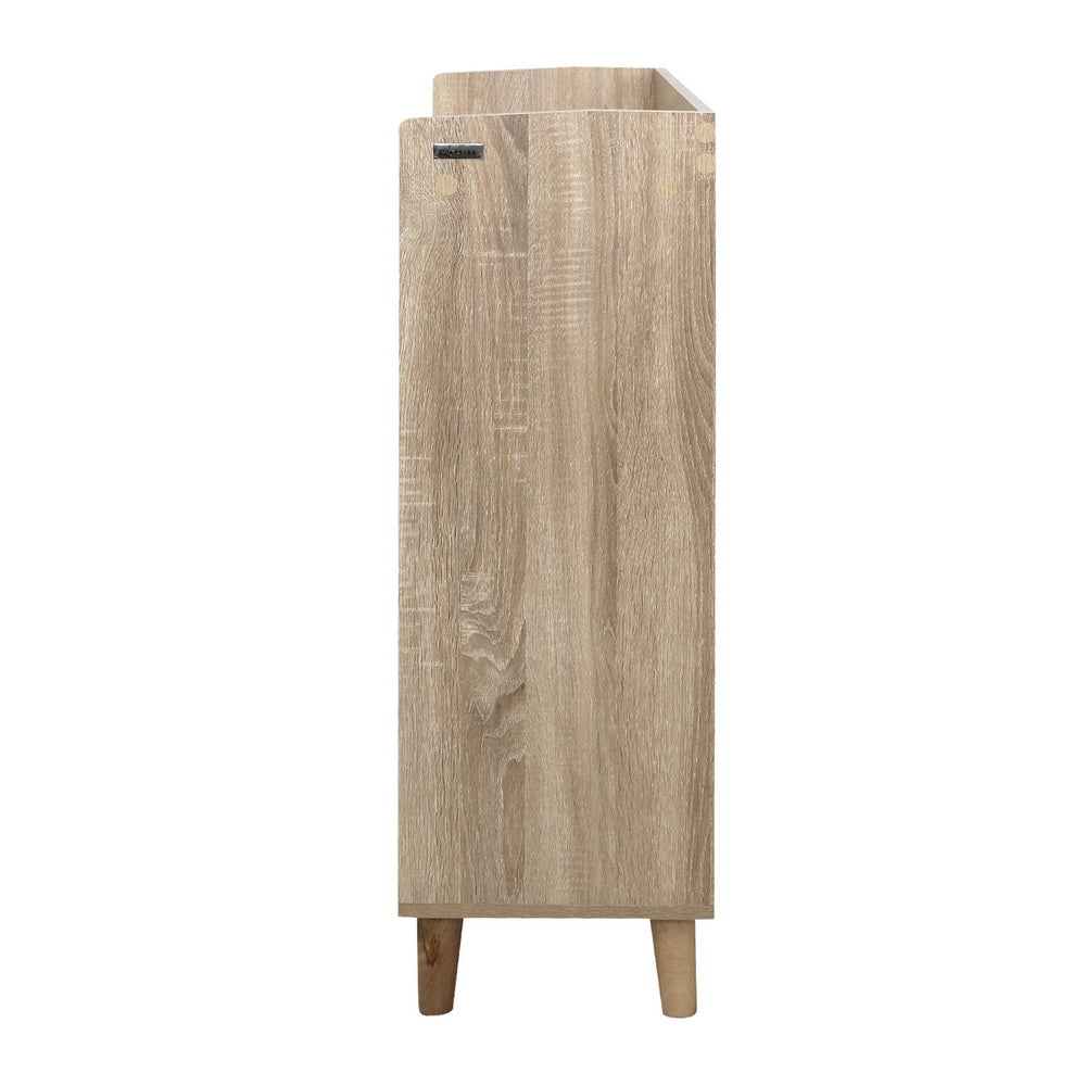 Marlook Shoe Rack Cabinet 26 Pairs Adjustable Pine Cissy