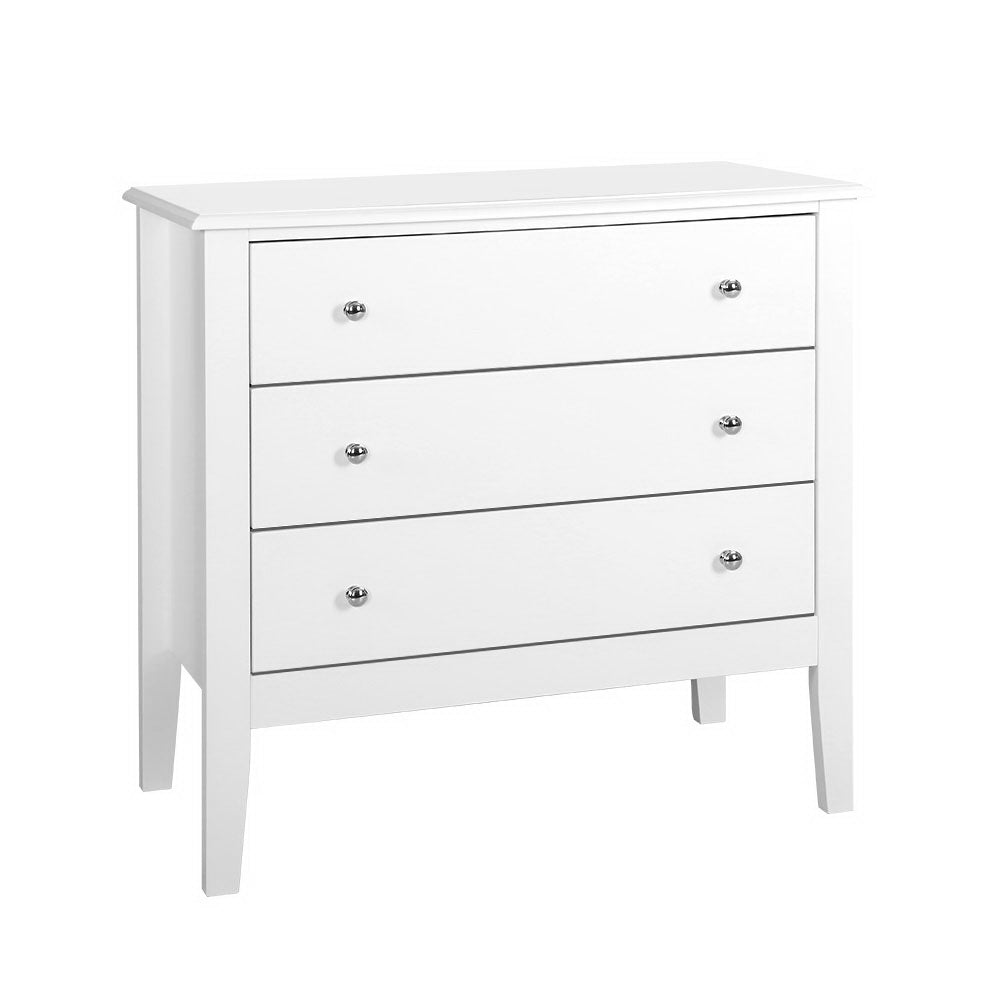 Marlook 3 Chest of Drawers - BRITTANY White