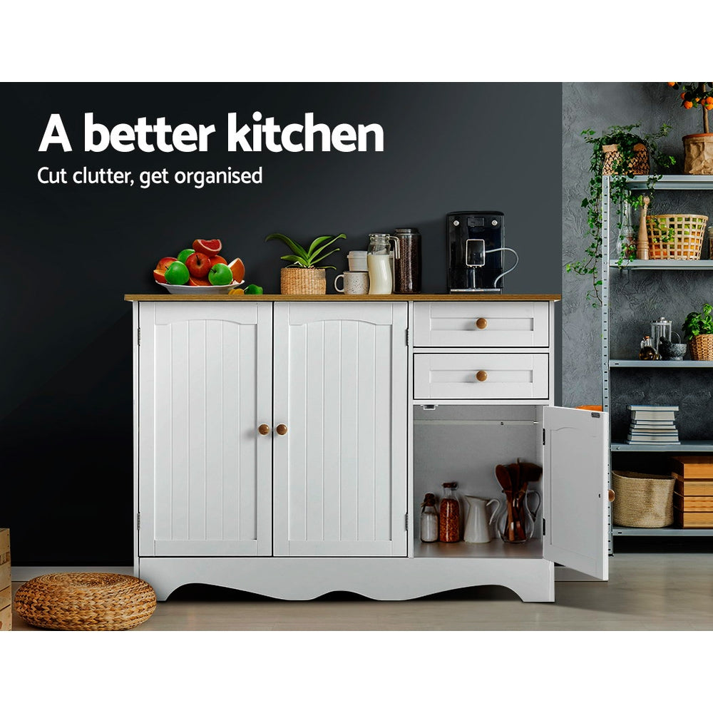 Marlook Buffet Sideboard 3 Doors - BERNE White