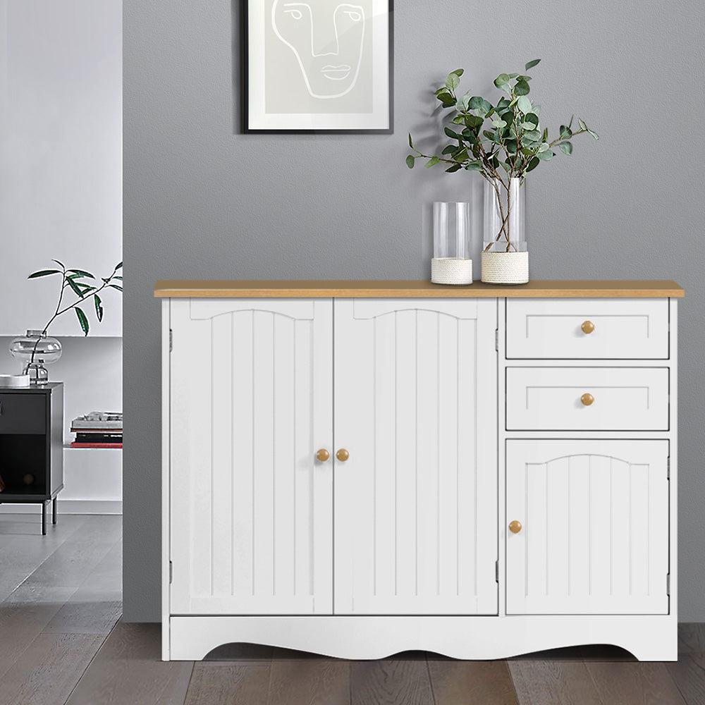 Marlook Buffet Sideboard 3 Doors - BERNE White