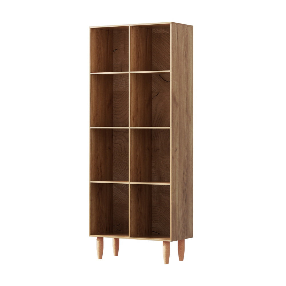 Marlook Bookshelf Bookcase 4 Tiers LEOR Walnut